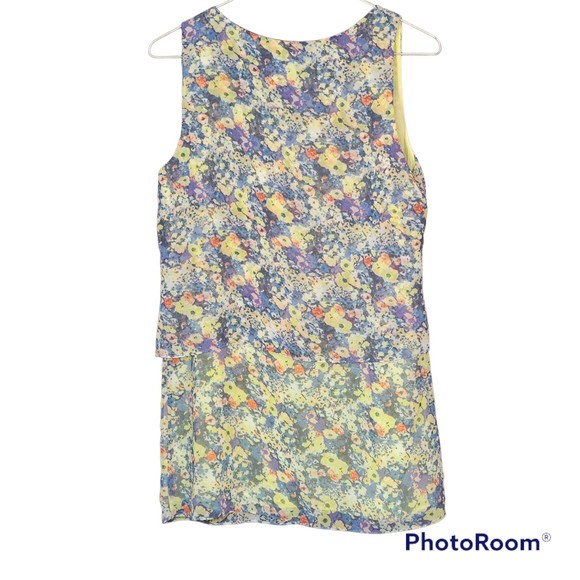 CAbi Woman's Spring Positano Floral Layered Sleeveless Shirt Size XS - Picture 4 of 4